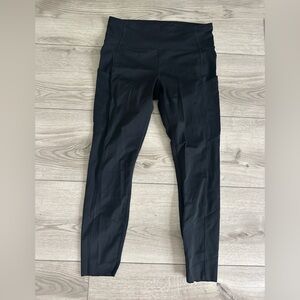 Lululemon Fast & Free Black High-Waisted Leggings